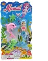 Lalka syrenka z akcesoriami mini 7cm - tantis.pl
