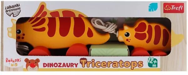 Triceratops. Zabawka drewniana - tantis.pl