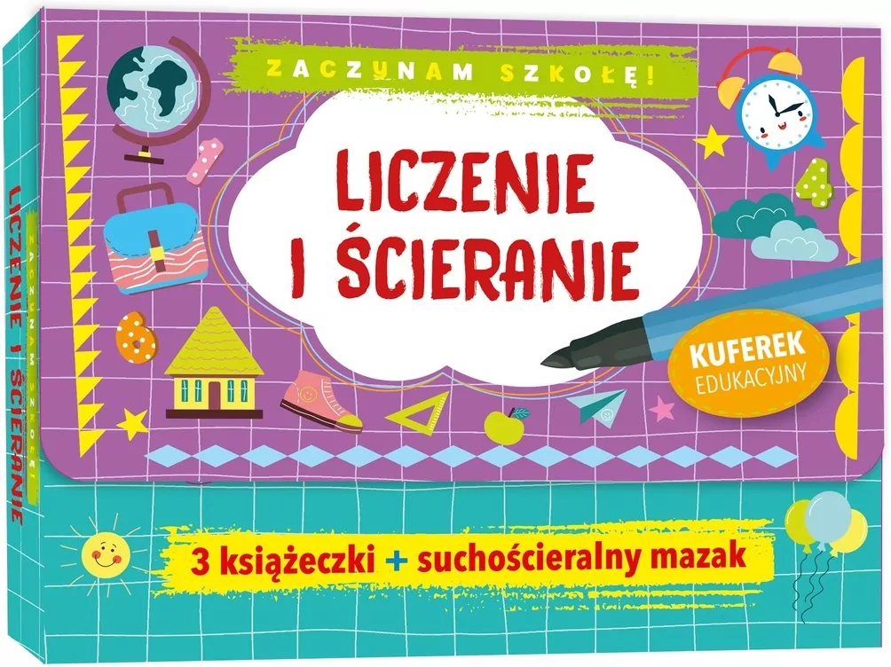Zaczynam szkołę! Liczenie i ścieranie - tantis.pl