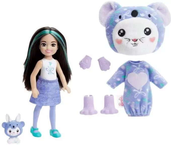 Barbie Color Reveal. Lalka Chelsea Króliczek-Koala HRK31 - tantis.pl