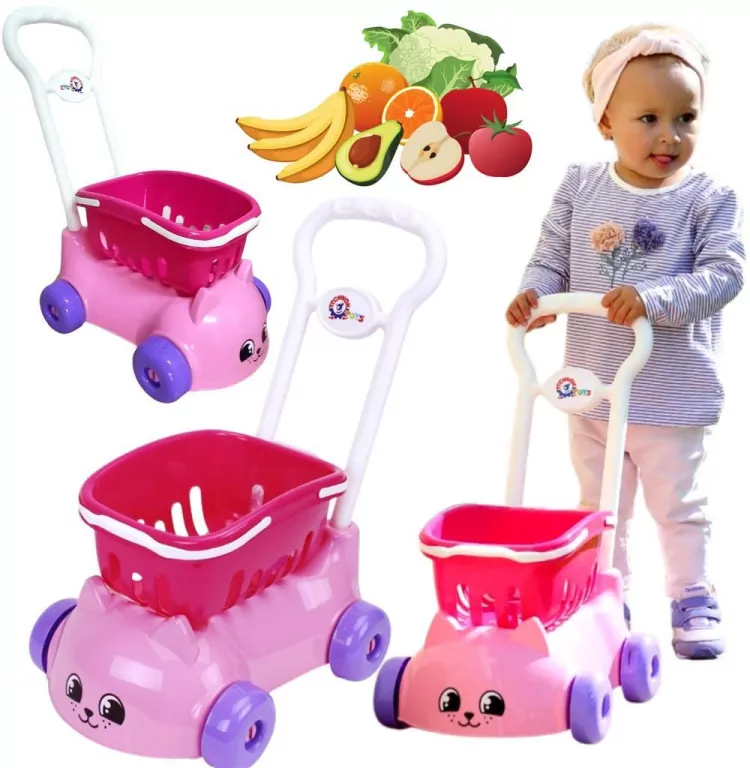 TechnoK. Wózek sklepowy, kotek 7587 - tantis.pl
