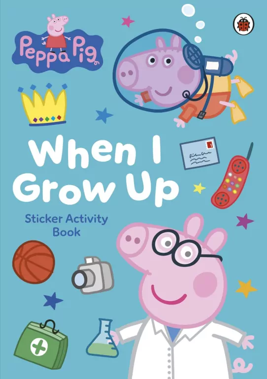 Peppa Pig. When I Grow Up. Sticker Activity Book - tantis.pl