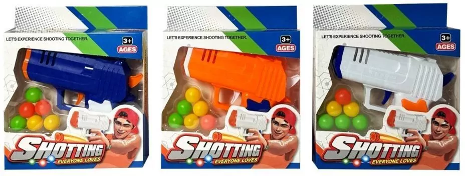 Pistolet na piłeczki MIX - tantis.pl