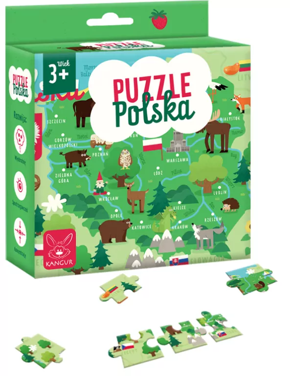 Puzzle Polska 3+ - tantis.pl