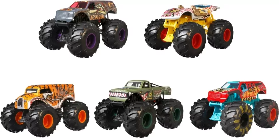Hot Wheels Monster Trucks Pojazd 1:24 - tantis.pl