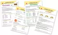 Plansze edukacyjne Odmienne części mowy A4 - tantis.pl