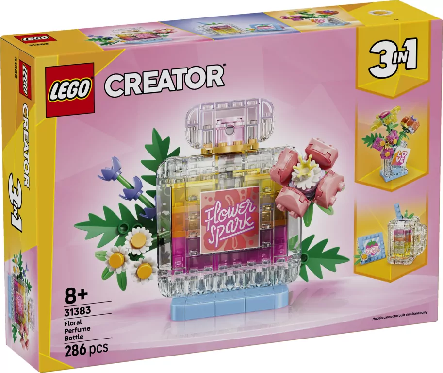 LEGO® Flakon perfum z kwiatową ozdobą 31383 - tantis.pl