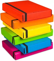 Vaupe. Teczka z gumką A4, Czarny