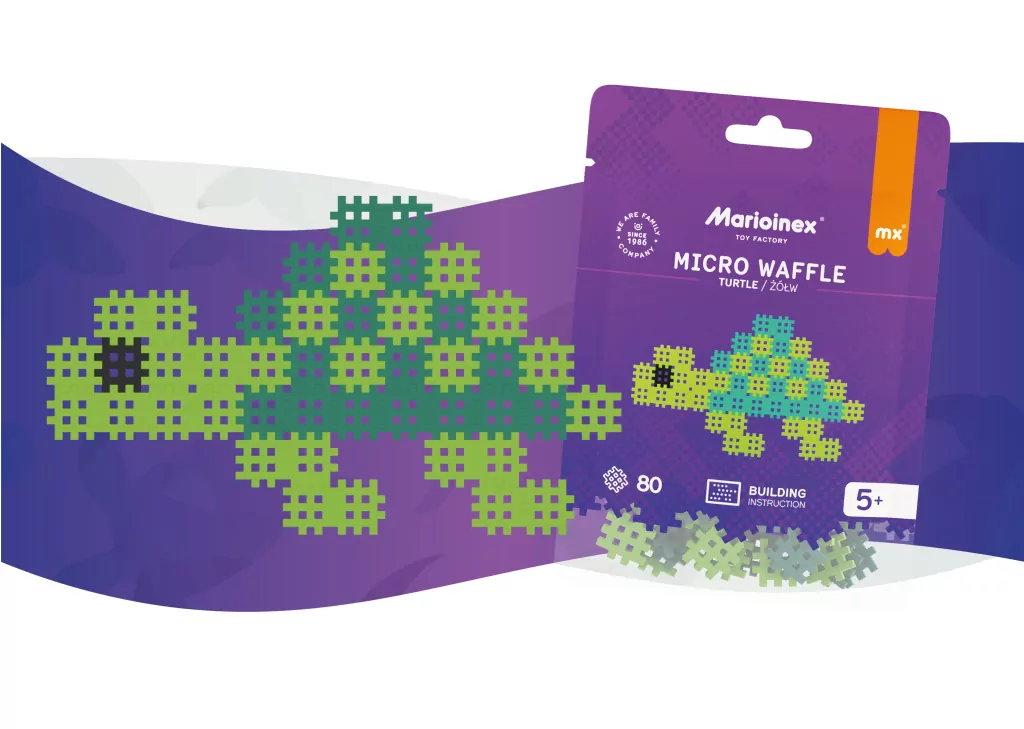 Micro Waffle 80. Żółw - tantis.pl