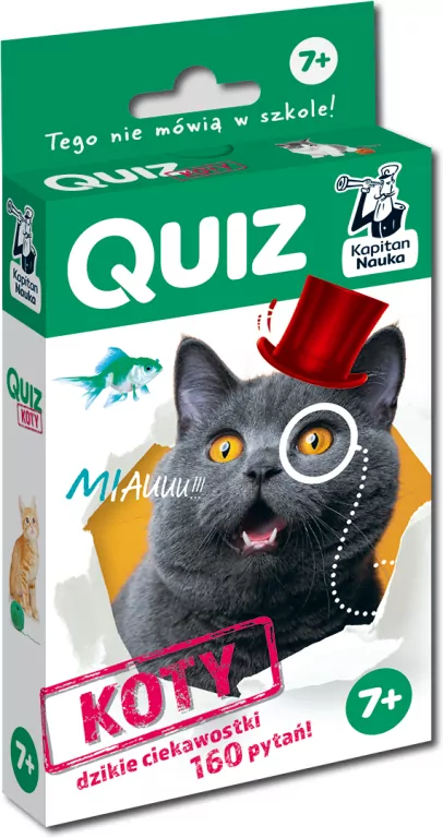 Quiz. Koty. Kapitan nauka - tantis.pl