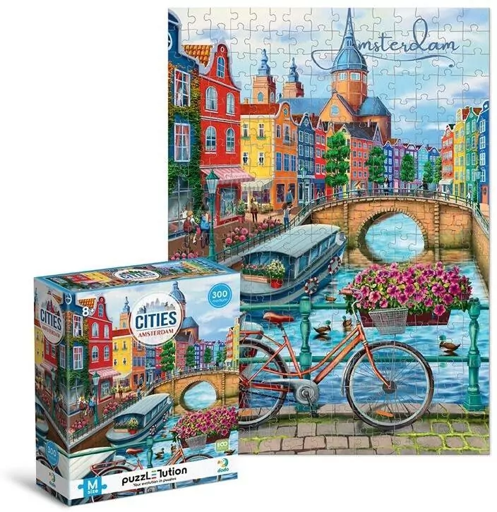Puzzle 300 Easy-M Cities Amsterdam - tantis.pl