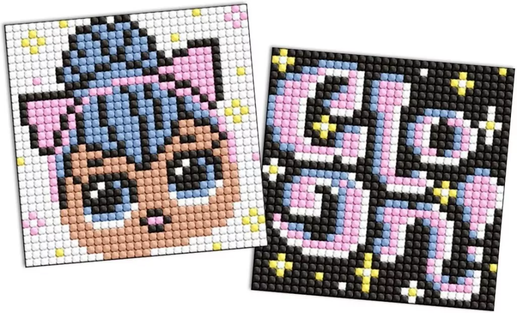 Diamentowa mozaika na magnes - LOL Surprise! Napis - tantis.pl