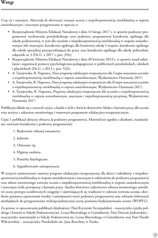 Uczę się i rozwijam. Arkusz monitoringu. Część 1 - tantis.pl
