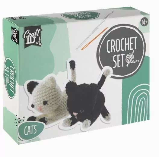 Zestaw do szydełkowania Koty - tantis.pl