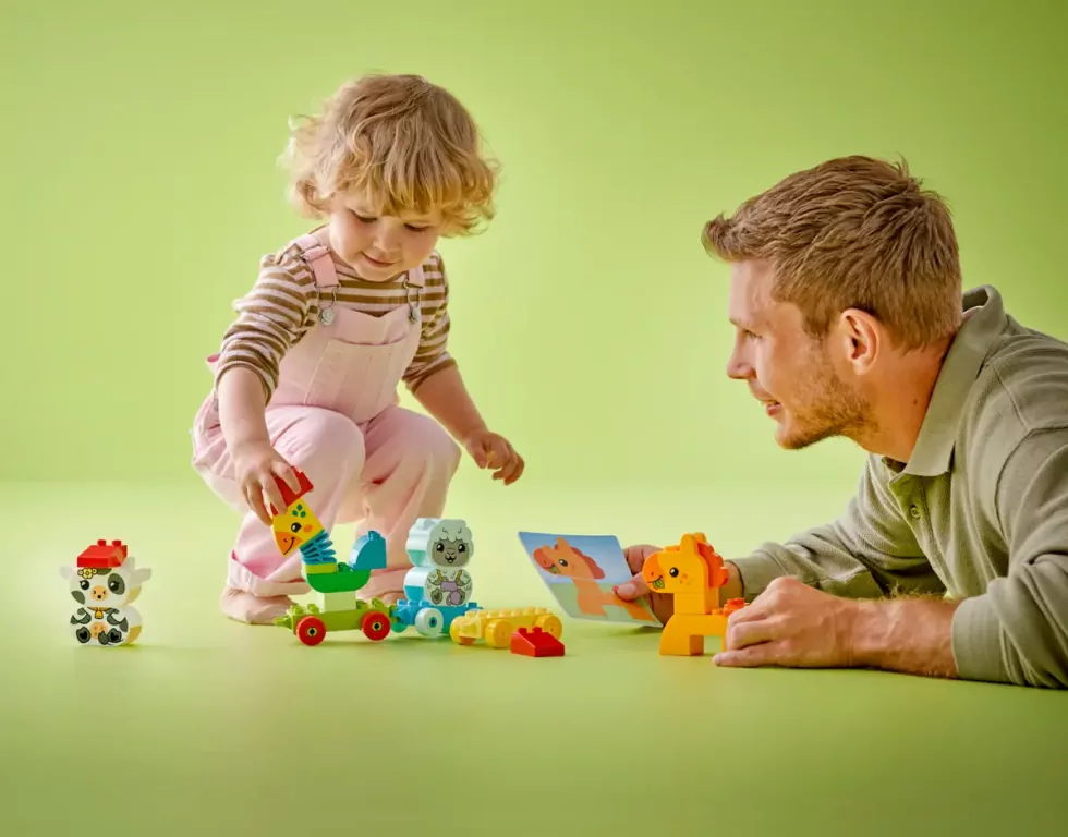 LEGO® DUPLO®. Mój pierwszy pociąg ze zwierzątkami 10412 - tantis.pl