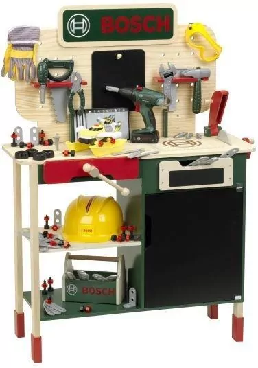 Warsztat drewniany Bosch z narzędziami - tantis.pl