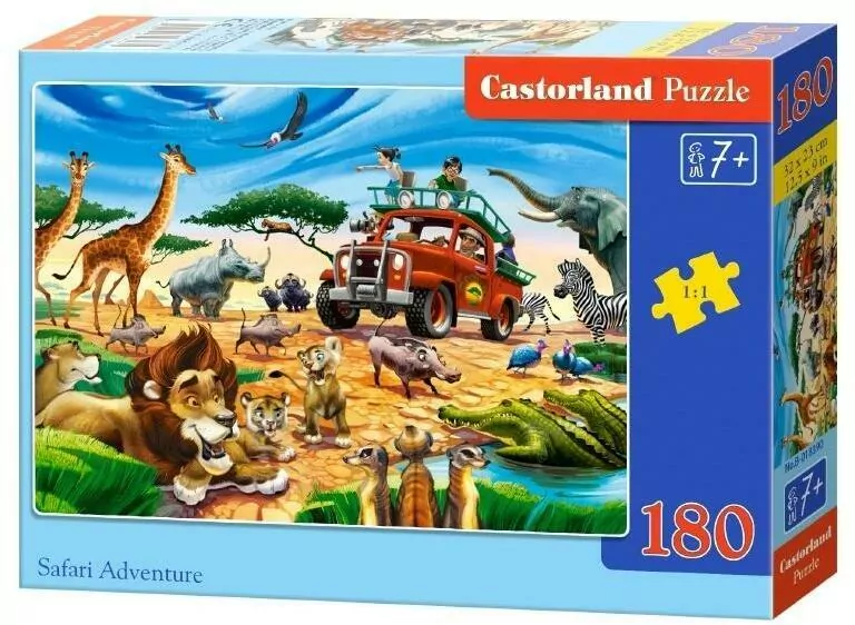 Puzzle 180. Safari Adventure. B-018390 - tantis.pl