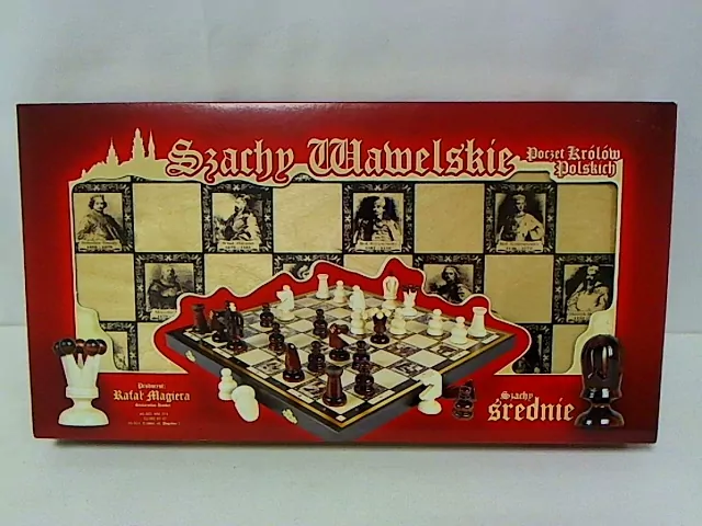 Szachy duże królewskie. Poczet królów Polskich. MAGIERA - tantis.pl