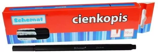 Cienkopis 0,4mm czarny - tantis.pl