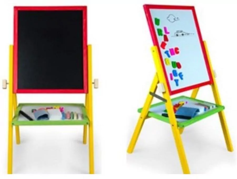 Tablica obrotowa z rolką papieru niebieska - tantis.pl