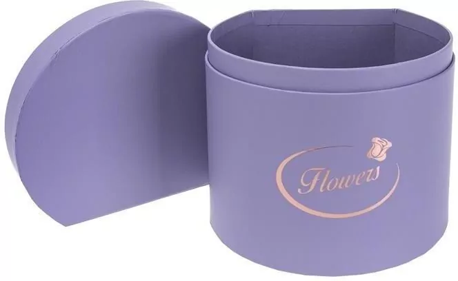 Pudełko Flower Box purpurowy ROZETTE - tantis.pl