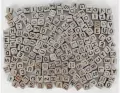 Koraliki ABC - Srebrne literki 6 mm (30g) - tantis.pl