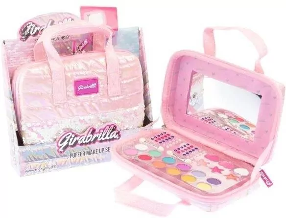 Torba Make up z wyposażeniem jasno różowa - tantis.pl