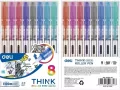 Pióro kulkowe Think 0,5mm 8 kolorów DELI - tantis.pl