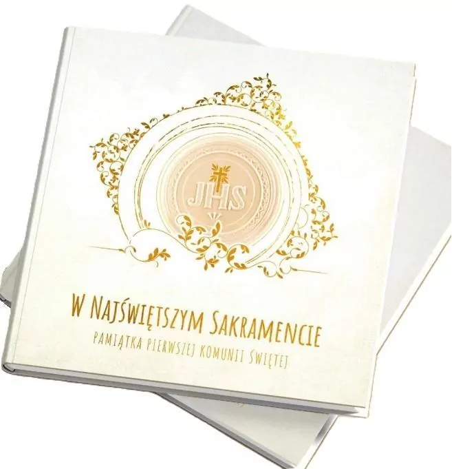 W Najświętszym Sakramencie. Pamiątka I Komunii Św. - tantis.pl