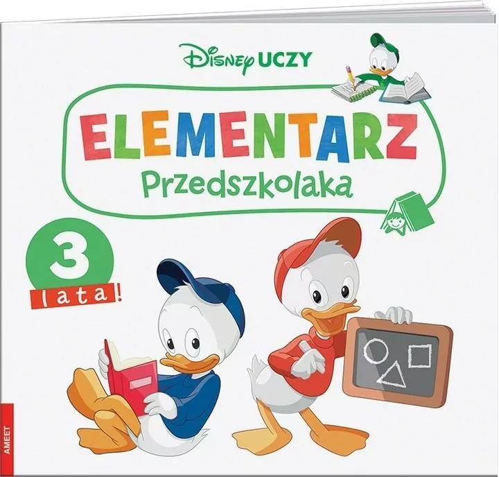 Elementarz przedszkolaka. 3 lata. Disney Uczy - tantis.pl