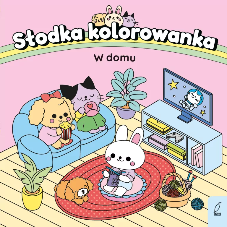 W domu. Słodka kolorowanka - tantis.pl