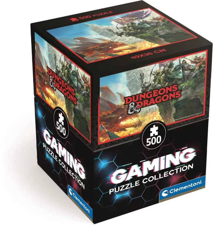 Puzzle 500 Cubes Dungeons & Dragons - tantis.pl
