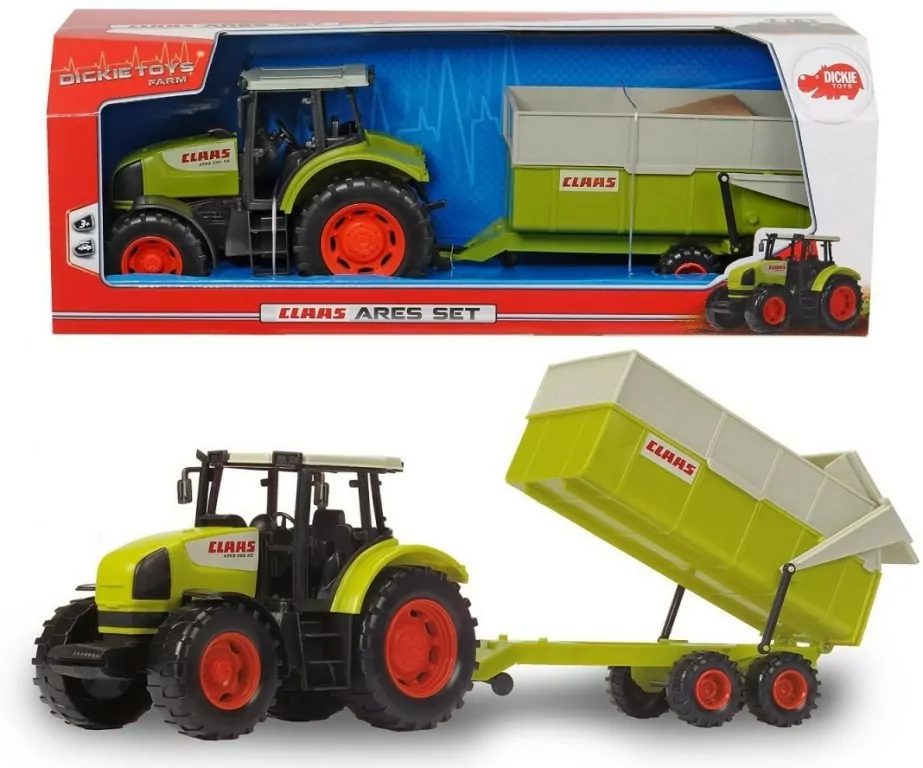 Traktor Claas Ares z przyczepą - tantis.pl