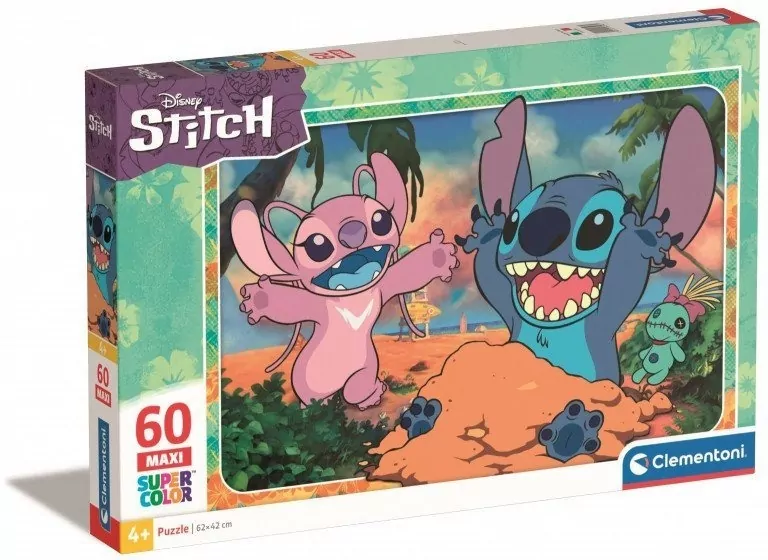 Puzzle 60 Maxi Super Kolor Stitch - tantis.pl