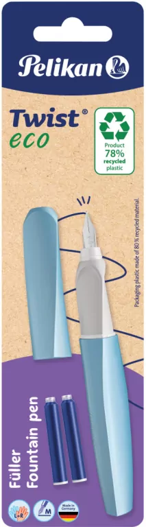 Pelikan. Pióro wieczne Twist Eco M + 2 naboje - tantis.pl