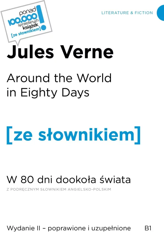Around the World in Eighty Days W 80 dni dookoła świata z podręcznym słownikiem angielsko-polskim - tantis.pl