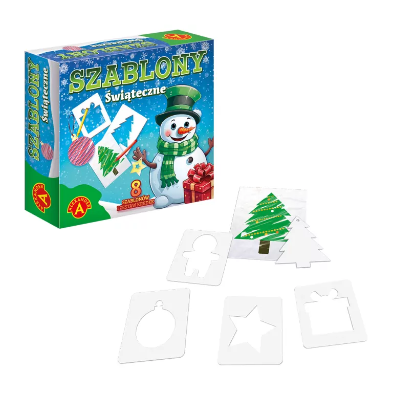 Szablony świąteczne. Bałwanek - tantis.pl