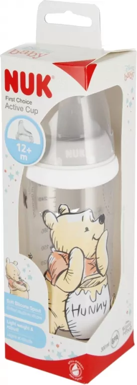 NUK. Active Cup. Kubek. 300ml. 12 miesięcy. Kubuś Puchatek - tantis.pl