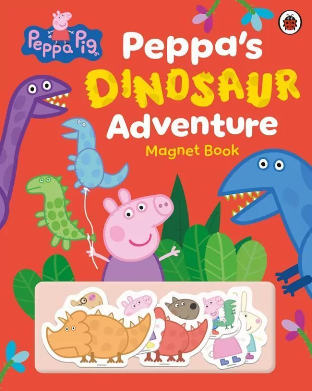 Peppa Pig: Peppa’s Dinosaur Adventure: Magnet Book - tantis.pl