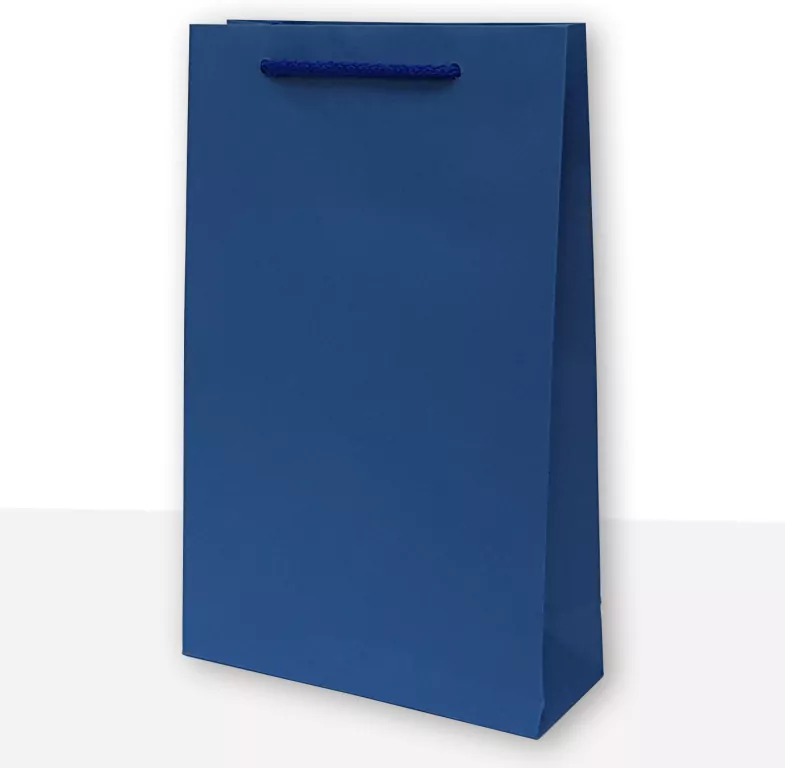 Torebki prezentowe jednobarwna T2 niebieska 10 sztuk - tantis.pl