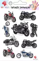 Tatuaże zmywalne dla dzieci Ścigacze motory - tantis.pl