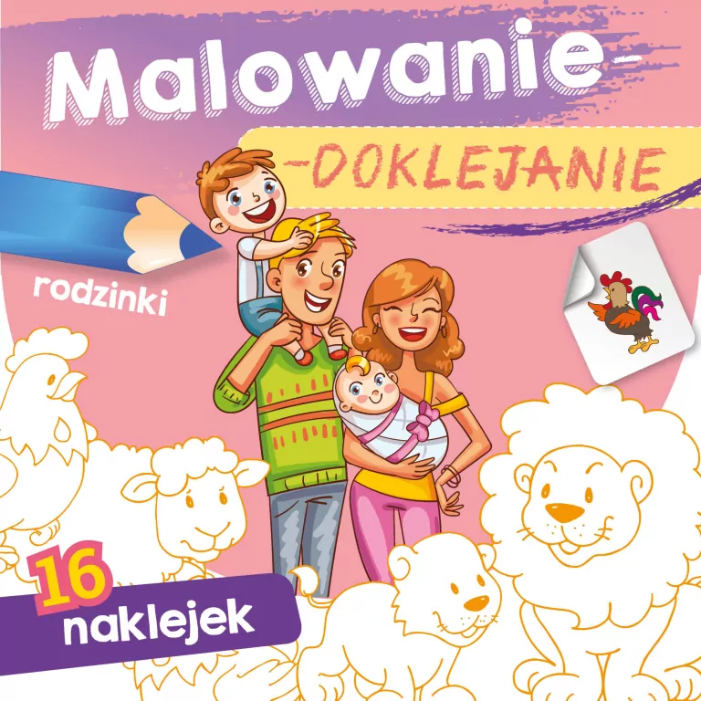 Rodzinki. Malowanie-doklejanie - tantis.pl
