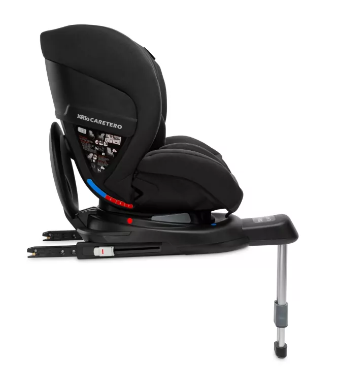 Caretero Fotelik Rio I-Size 0-22 czarny (40-105cm) - tantis.pl
