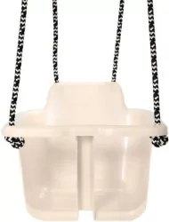 Huśtawka dziecięca ze sznurkami soft neutral