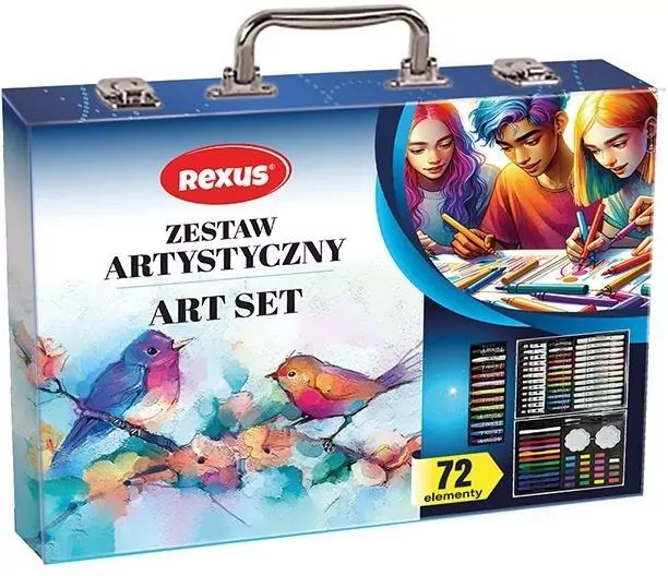 Zestaw do malowania z markerami 72el - tantis.pl