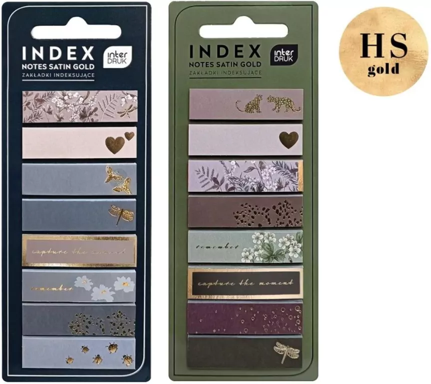 Zakładki indeksujące Satin Gold mix - tantis.pl