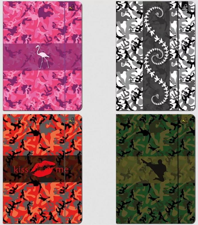 Teczka A4 z gumką Camouflage - tantis.pl