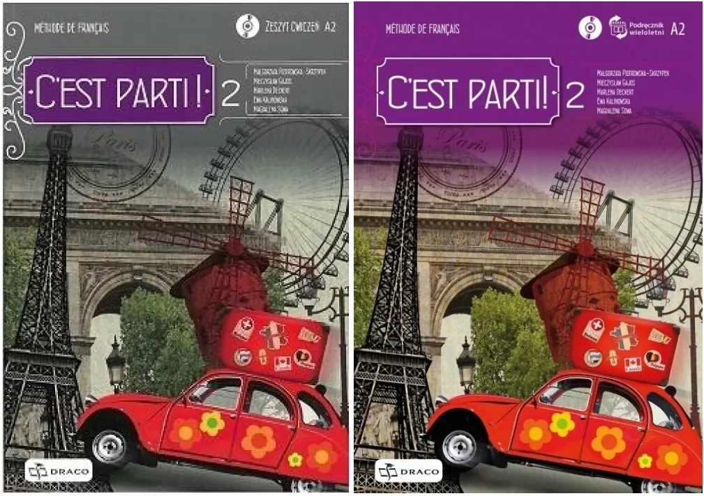Pakiet: Język francuski. C'est parti! 2. Podręcznik wieloletni /Zeszyt Ćwiczeń. Poziom A2 - tantis.pl