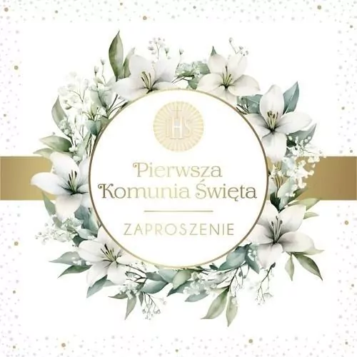Zaproszenie Komunia (10szt) - tantis.pl