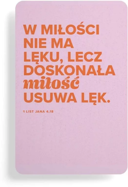 Magnes na lodówkę - W miłości nie ma lęku - tantis.pl